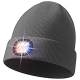 Olulse Gorro unisex con la luz, campamento
