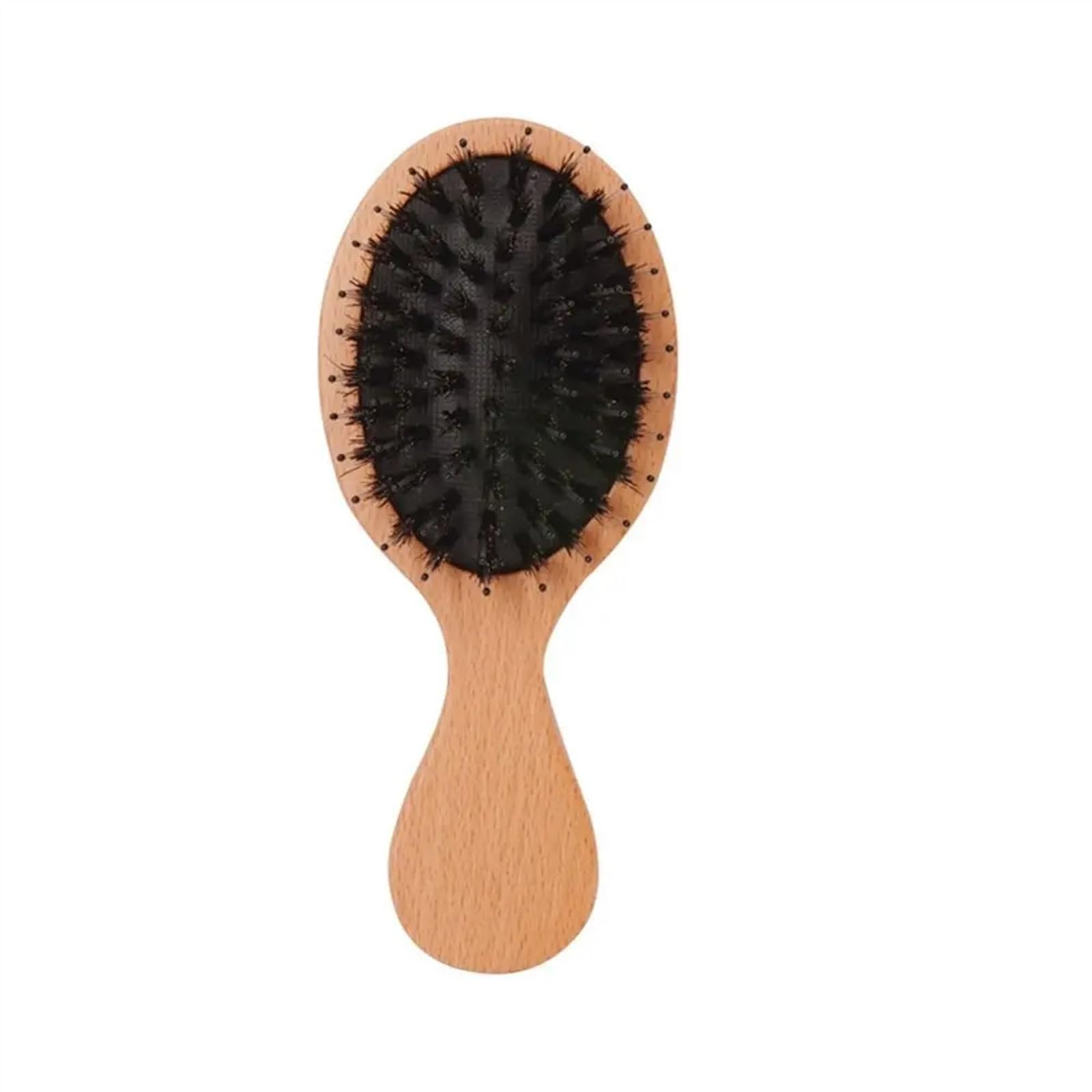 Schönheit Haarbürste Kopfhaut Massage Haar Bürste Kamm Wildschwein Borsten Holz Oval Anti-statische Paddel Haar Styling Werkzeug