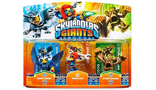 ACTIVISION Skylanders Giants: Pack C (Sprocket+s.boom+ Stumpsmash) Hybrid Console Toy Compatible with Multiple Platforms