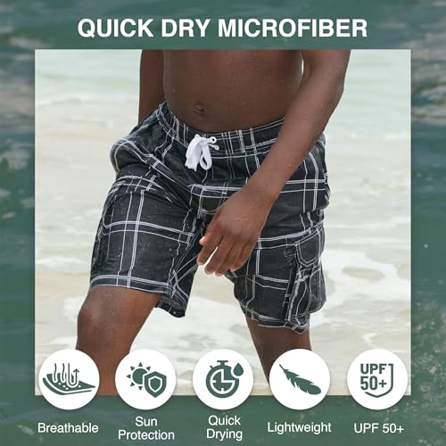 Image of Kanu Surf Men's Flex Plaid Swimtrunk