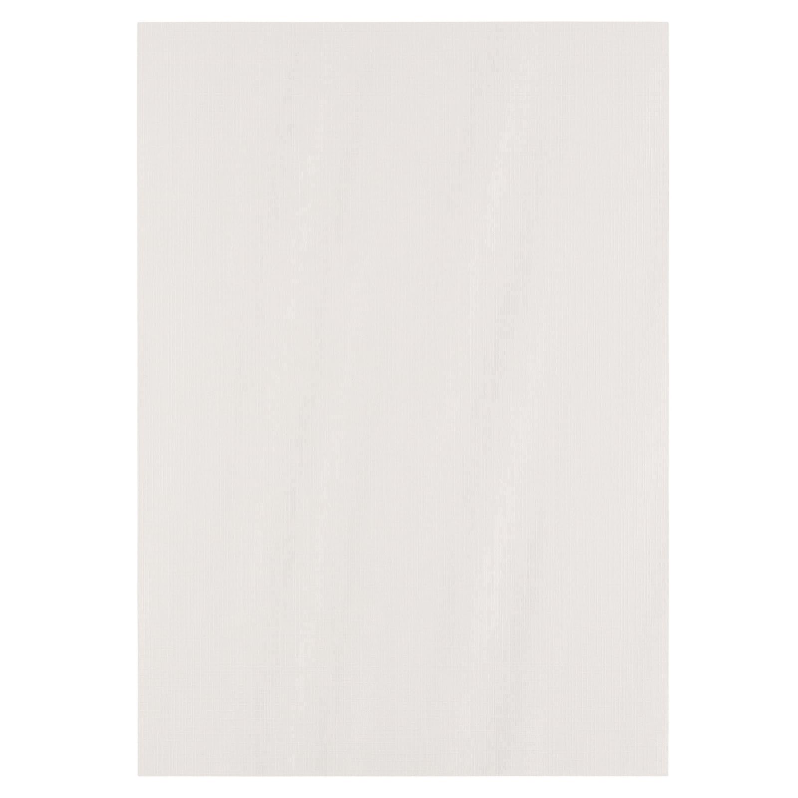 Vaessen Creative Linen Cardstock A4-25 pcs - Off-White (Beige) - 250 GSM Coloured Paper - Card Making Supplies for Scrapbooking and Crafting
