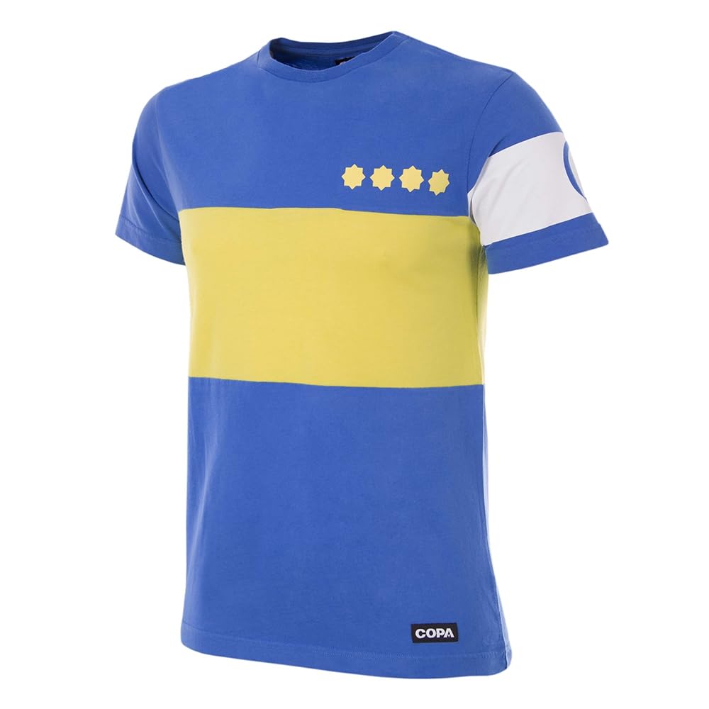 COPA - T-Shirt - Uomo - Boca Capitano - Giallo - 100% Cotone