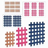 EOPUOZS Crosstapes - Set di 174 cerotti a griglia in 3 misure tipo S M L, impermeabile e tenuta extra forte, nastro a griglia per punti di dolore e trigger