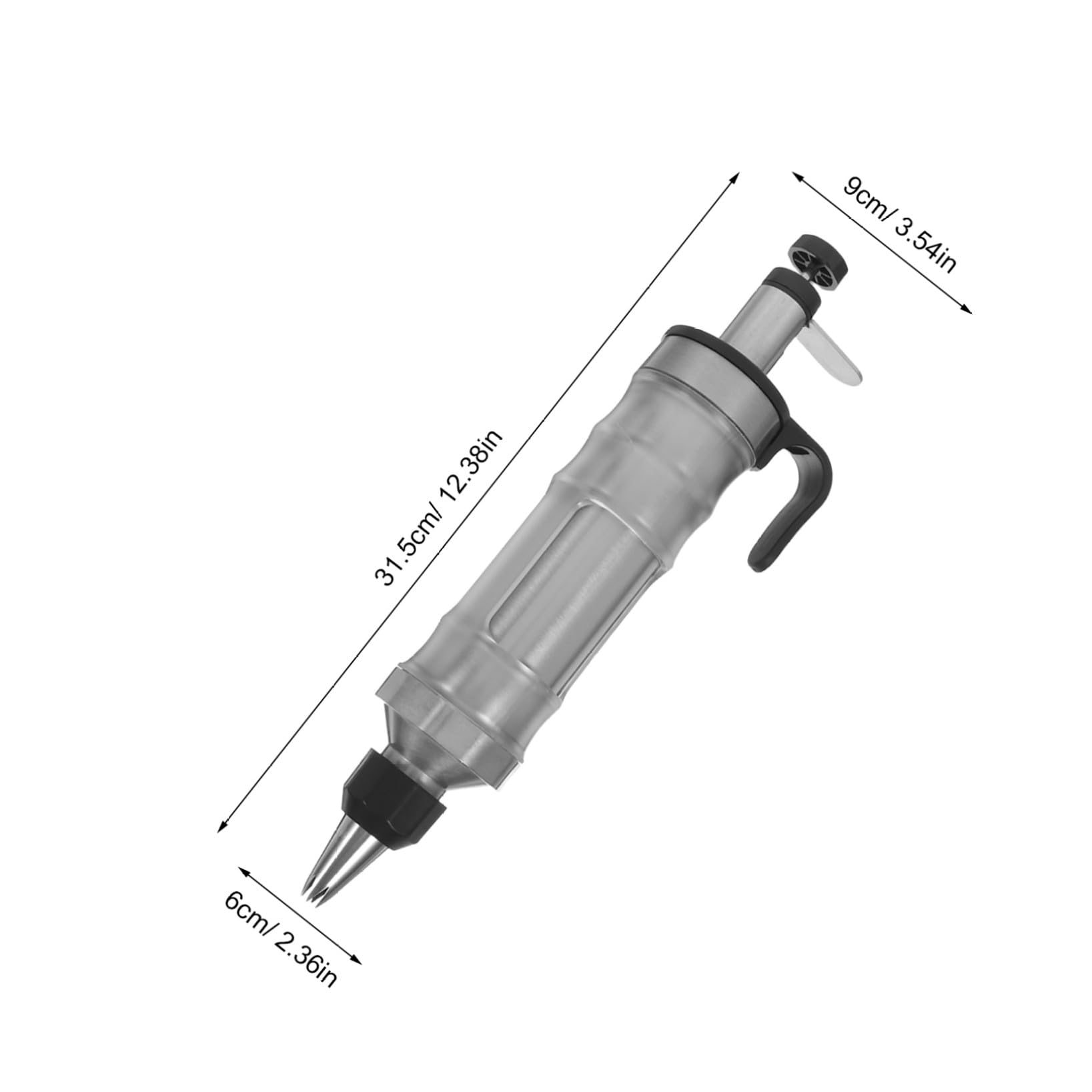 Edelstahl Garnierspritze Backutensil Torten Zubehör Profi Kuchen Dekoration DIY Kekse Cupcake Sahnespritze Vielseitiges Backzubehör für Küche Bäckerei Restaurant