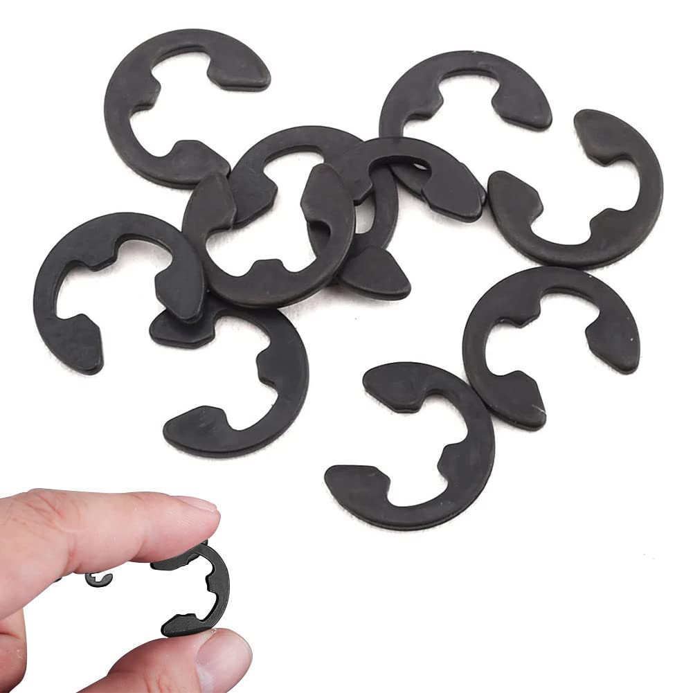 580 Anelli Elastici E-Clip In Acciaio Inox - 10 Misure Da 1.5mm A 10mm Per Fissaggi Meccanici - Foto 6