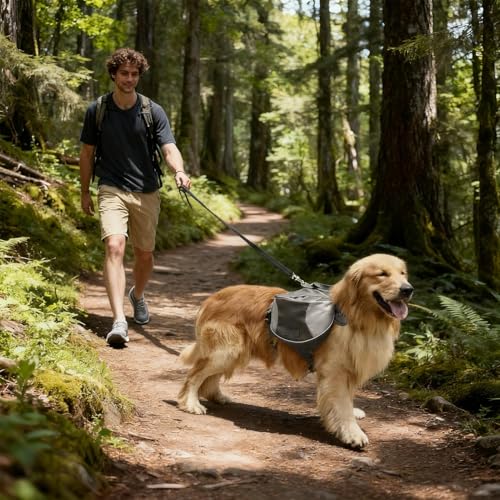 Harnais de randonnée pour chien idéal pour le camping et les trajets en voiture - 4