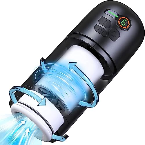 Hofdzbr Multifunctional Men's Leisure Fitness Device, 7-Frequency Bidirectional Rotation, Intelligent Pronunciation, Speed Recording