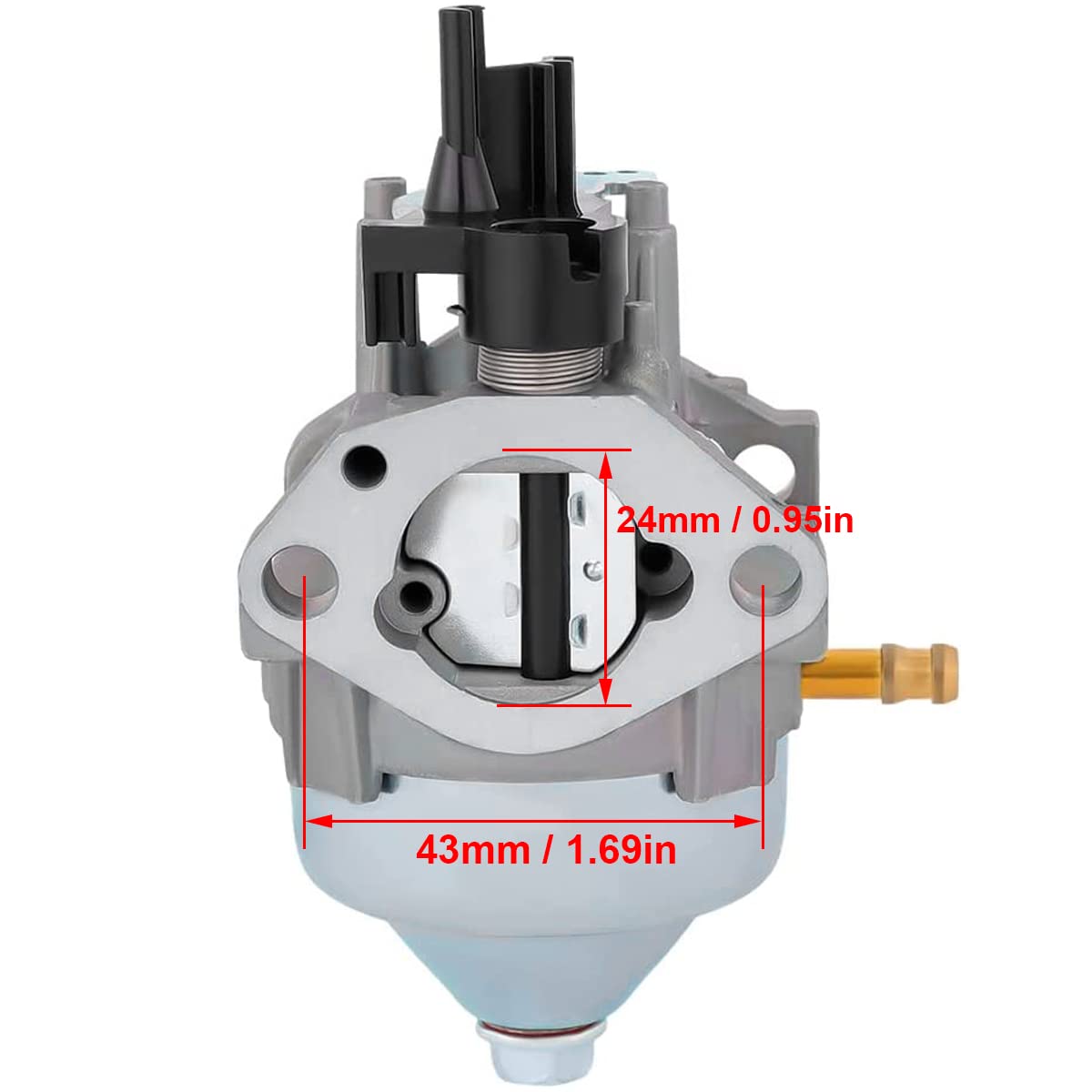 Hippotech Carburateur + Kit Filtre à Air Pour Honda GCV160 - Référence 16100-Z8B-901