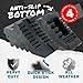 Wheel Chocks for Cars, RVs, Trucks, Trailers, and Vehicles G.V.W. up to 8T, 4 Pack - Anti Slip Bottom Tire Chock for All Weather Use - RV, Travel Trailer, Pop Up Camper Accessory