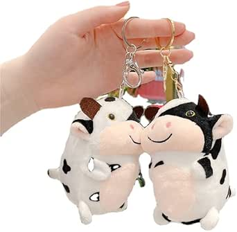 2 Llaveros De Pompones De Imitación Esponjosos, Llavero De Peluche Suave, Adorno Colgante, Accesorio Para Niñas Y Mujeres (gris, Negro) | En Línea