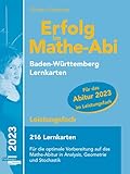 Erfolg im Mathe-Abi 2023, 216 Lernkarten Leistungsfach Allgemeinbildendes Gymnasium Baden-Württemberg - Helmut Gruber, Robert Neumann 