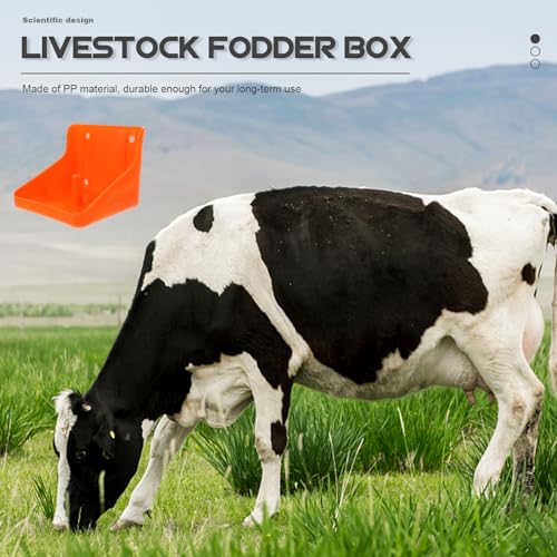 Support à blocs de sel pour moutons râtelier robuste bétail extérieur lot de 2
