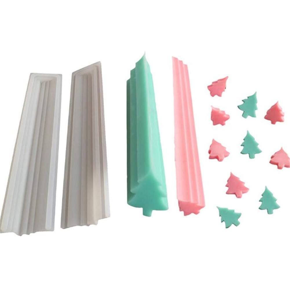 Noël Arbre Forme Fait à La Main Savon Moule Tube Modèle