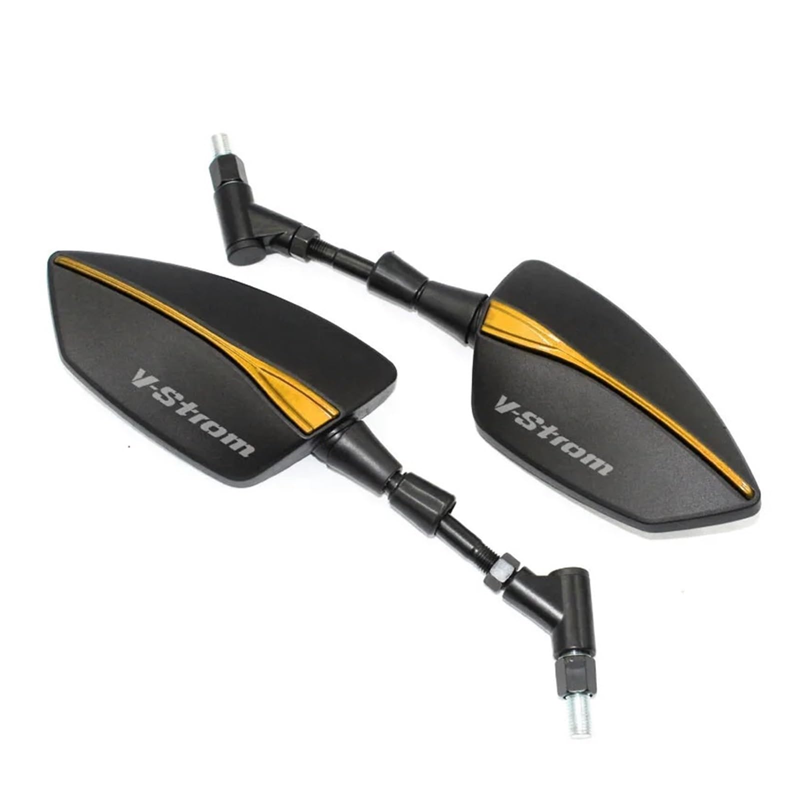latéraux Rétroviseurs Moto Rétroviseurs Extérieurs Universels Réglables 8/10 Mm pour V-Strom 650, 650 1000, 1050/XT, DL250, DL650 Et DL1000.
