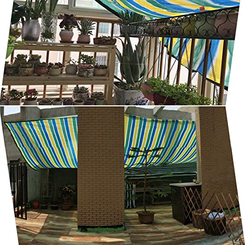 Voile d'ombrage multicolore résistant pour jardin