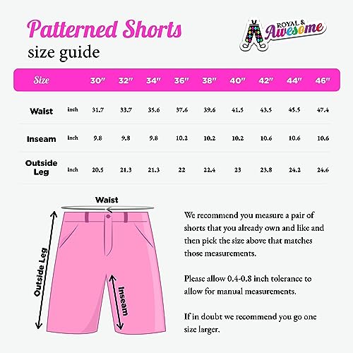 Royal Blue & Awesome Plaid Trews - Pantaloncini da...