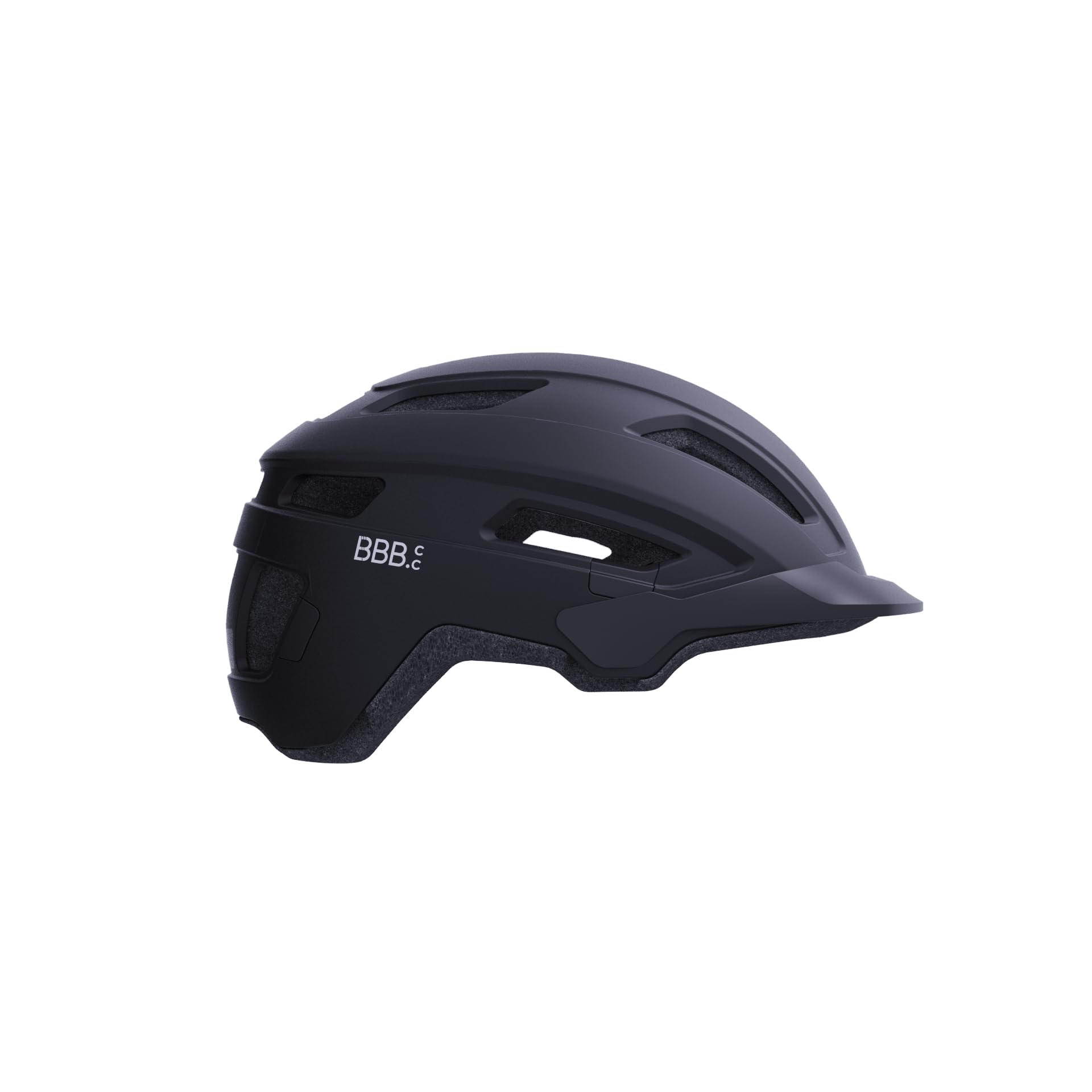 BBB Kask rowerowy Dice E-Bike, uniseks, kask rowerowy dla dorosłych, z powłoką ABS i magnetyczną klamrą Fidlock, miejski kask rowerowy, czarny, rozmiar M, 54-58 cm, BHE-180