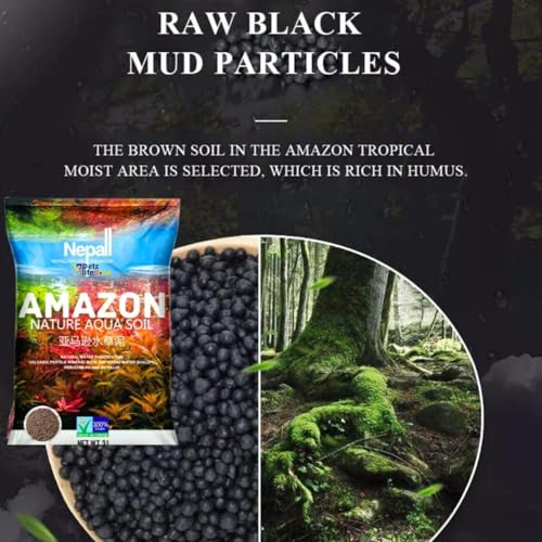 Image of Nepall Aqua Soil 9L | Nutrient-Rich Substrate for Planted Aquariums & Shrimp Tanks | No Cloudiness | pH Stable | Clear Water | Ideal for Aquatic Plants & Freshwater Fish