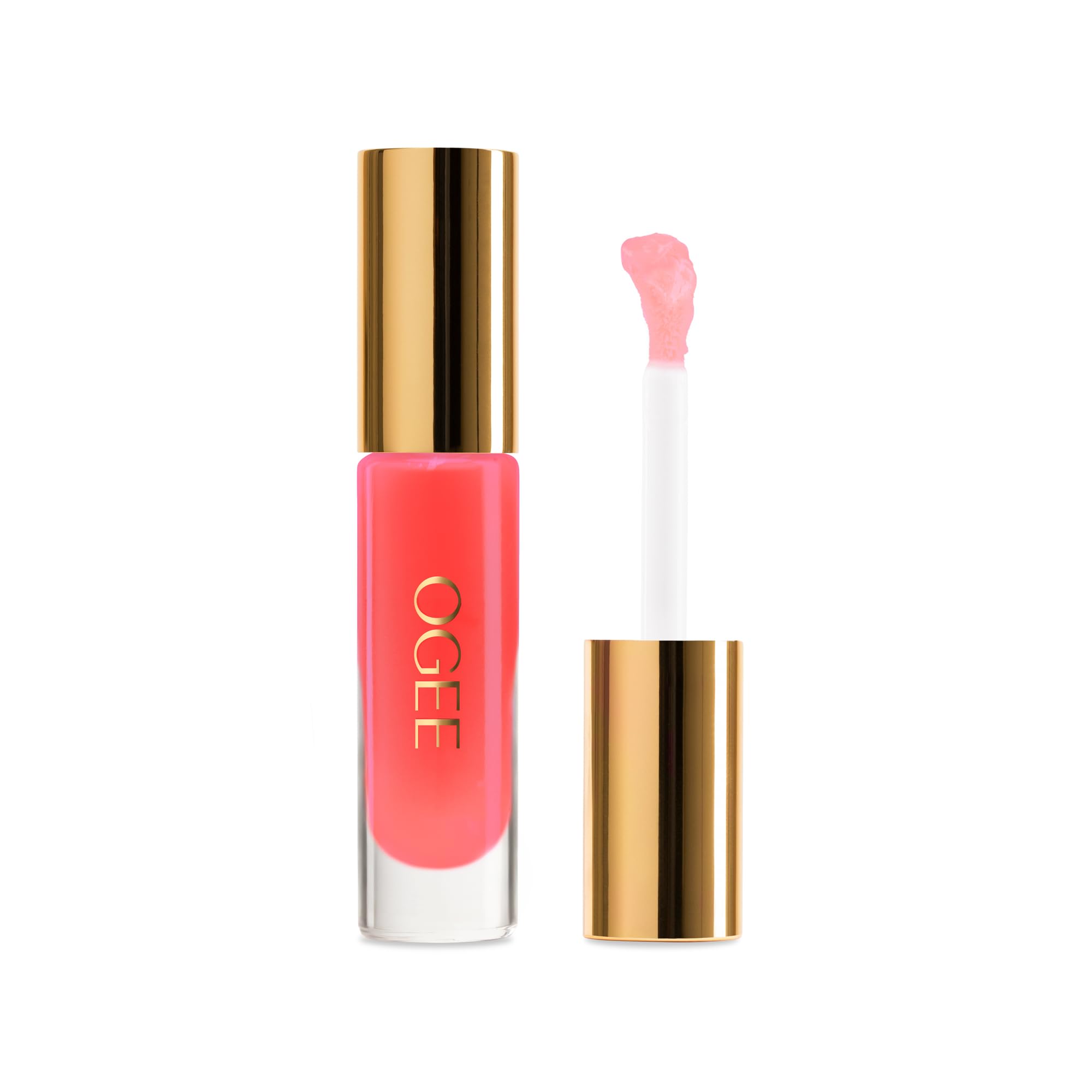Ogee Beyond Clean Lip Gloss - Certified Organic Lip Gloss for Women - Effortlessly Plump Hydrate Add High-Shine