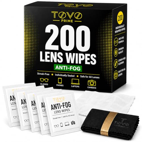 Lens Wipes for Eyeglasses 200 Count