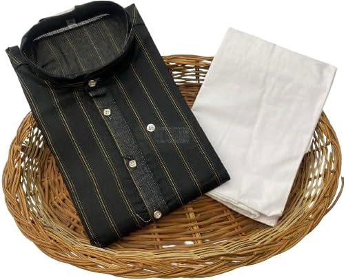 Traditional Causal Lining Kurta Pyjama set1pc Fabric Pure Cotton