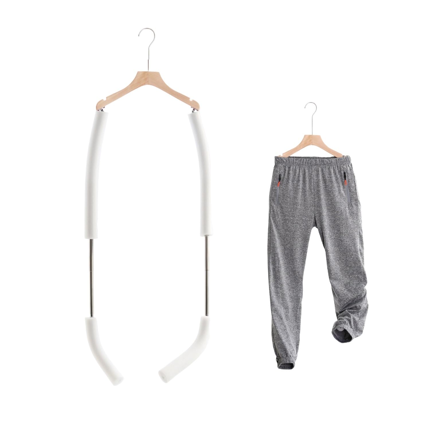 Mannequin Hanger, Metal Mannequin Torso Display Hanger For Pants Skirts Men Women 2 pcs(Women)