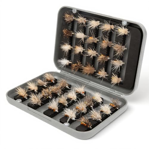 Kit Mouches de Pêche 40 Pièces avec Leurres Artificiels à Épines Triangulaires, Accessoires pour Insectes et Appâts en Bateau Océanique