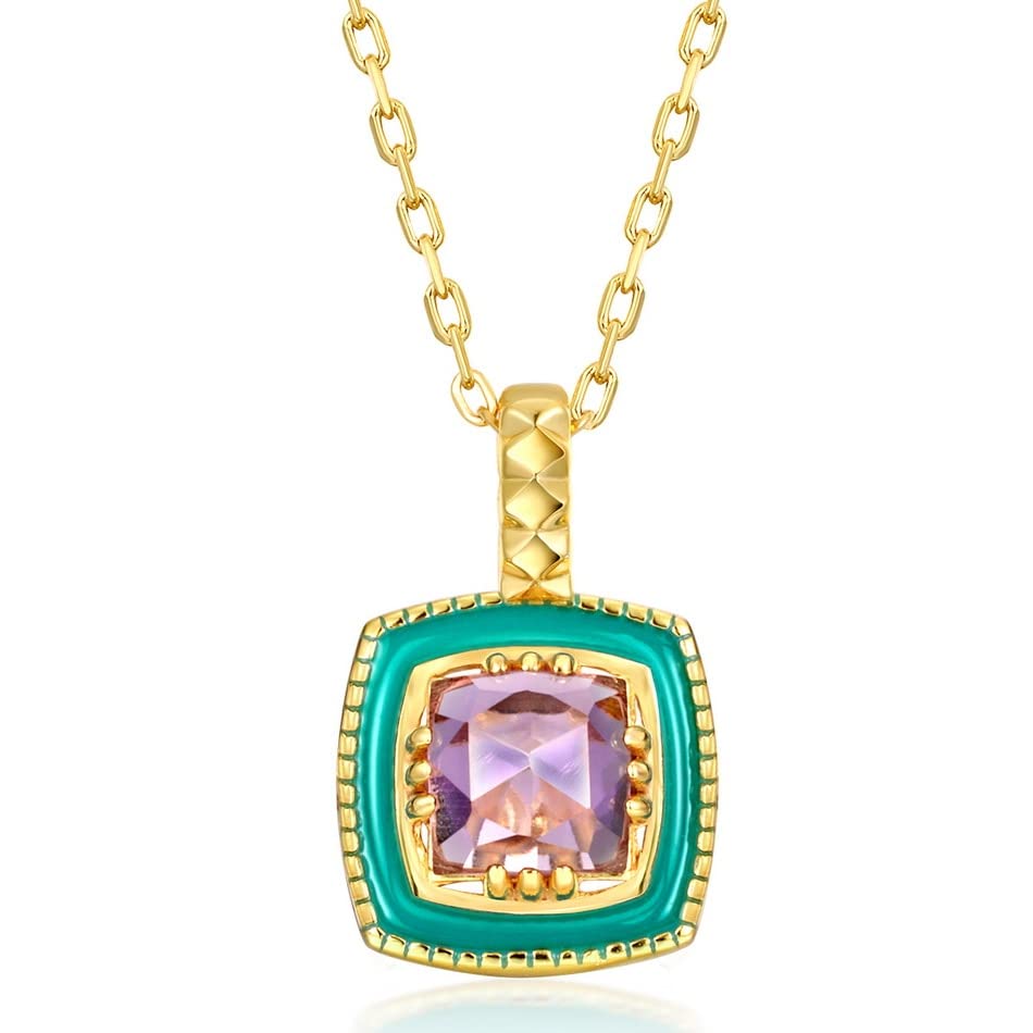 Collier améthyste naturelle et argent 925 pour un style élégant au quotidien
