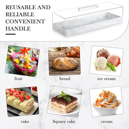Plateau de service en acrylique pour protéger vos gâteaux et préserver leur fraîcheur