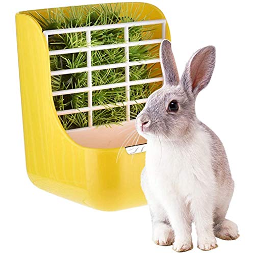 Beada Huisdier hooivoeder multifunctioneel 2 in 1 hooirek kooi voeder konijnenvoer (willekeurige kleur) - Afbeelding 7