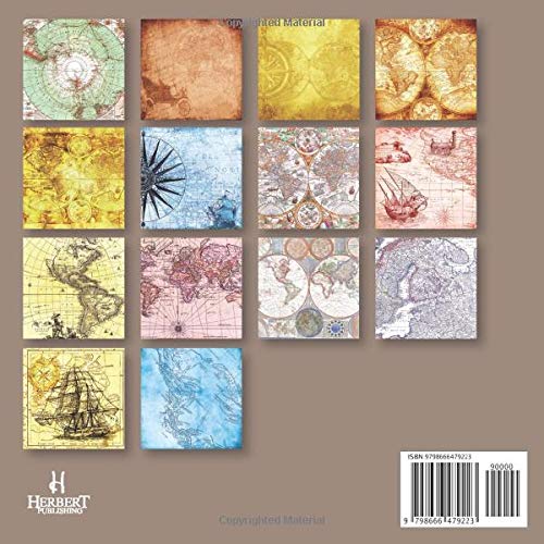 Scrapbook Antique Paper Colour Vintage Maps: for scrapbooking - origami - collage art- card making - invitations      Paperback – July 15, 2020