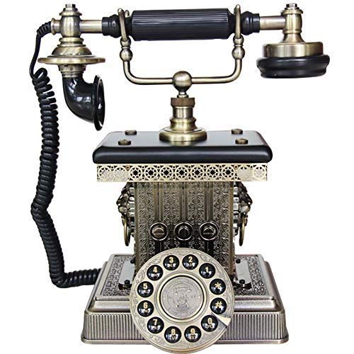 Téléphone rétro vintage cadran antique fixe décoration maison bureau