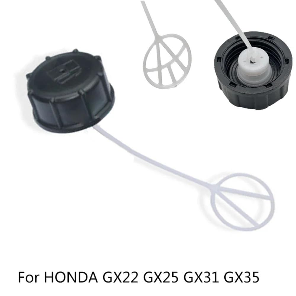 Tapón de depósito de combustible for desbrozadora Honda GX22, GX25, GX31 y GX35. Tapón de repuesto for depósito de combustible de motor de cortacésped. Juego de herramientas for jardín.