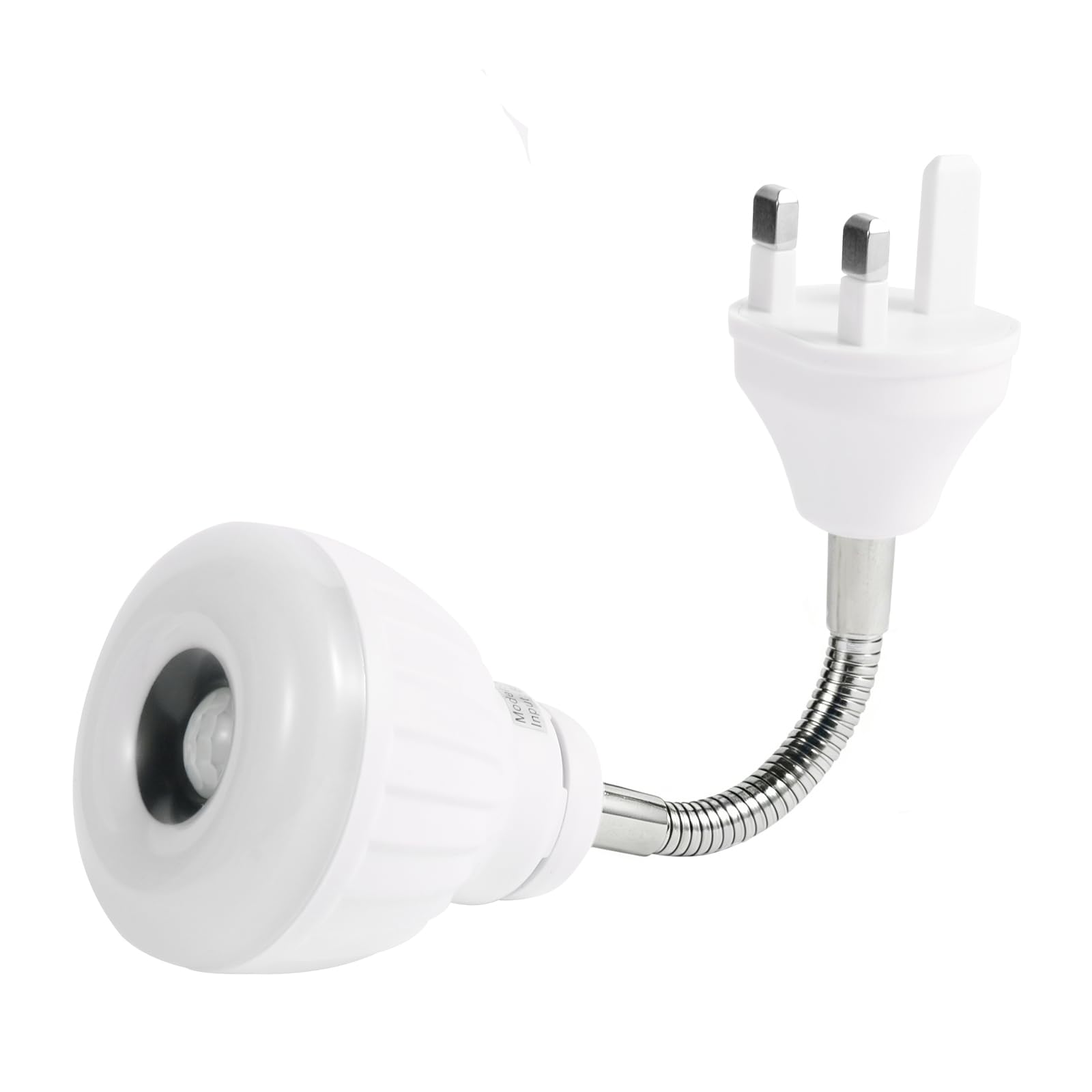 Aodotx White Night Light Plug In Wall, Motion Sensor Night Light With Dusk-To-Dawn Sensor, 3000K Warm Led Night Light, 360° Adjustable Head For Hallway, Stairway, Bedroom, Garage
