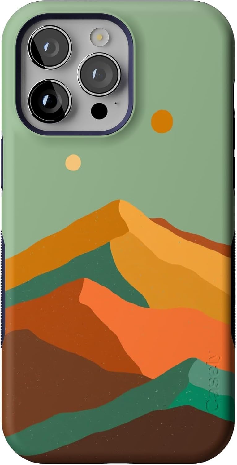 Casely iPhone 14 Pro Max Case | Endless Peaks | Colorblock Mountain | Compatible with MagSafe | Bold Protective Design