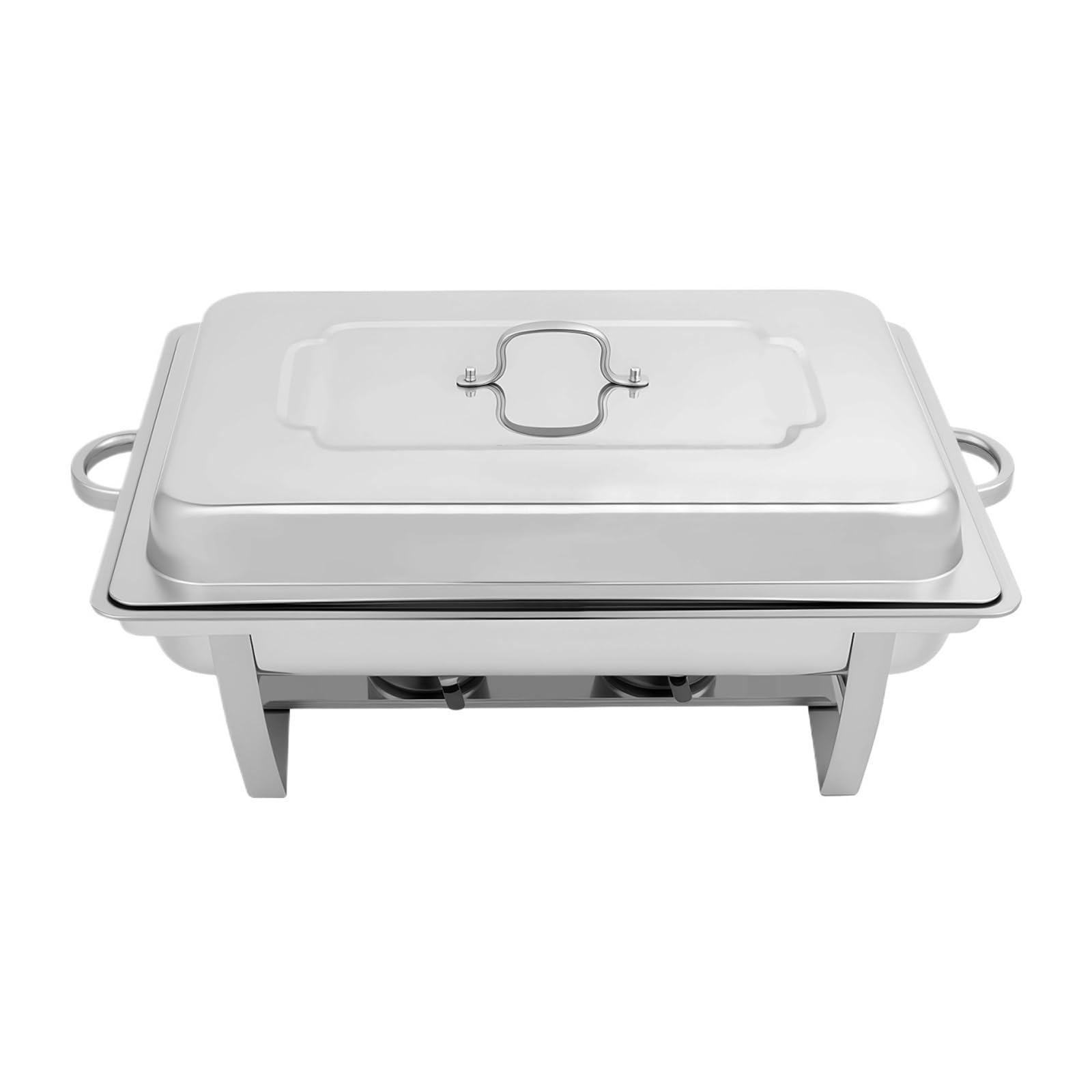 Juego De 2 Sartenes For Buffet, Servidor Catering Acero Inoxidable, Calentador Alimentos For, Bodas, Eventos, Banquetes Calor Duradero