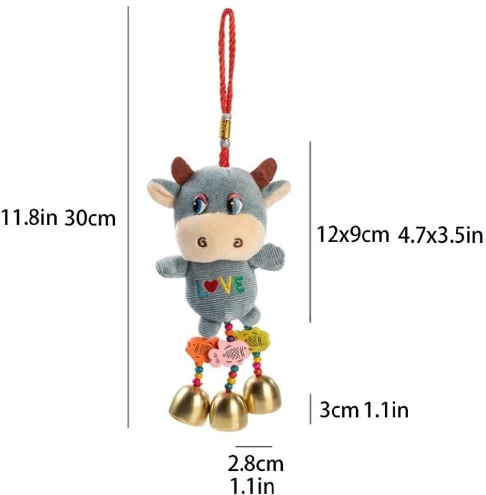Carillons éoliens Carillon à Vent Extérieur Mignon Créatif Vent Carillon en Peluche Chance Vent Cloche pour Fille Chambre Maison Bébé Boutique Décoration Carillon a Vent Interieur
