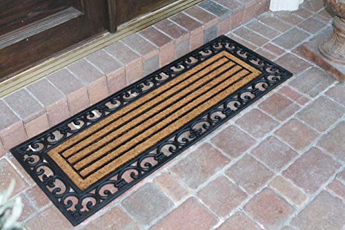A1 Home Collections Clarence Rubber and Coir Doormat #TOP27