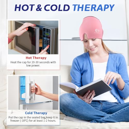 Image of Migraine Relief Cap, Soothing Headache Ice Face Mask Products