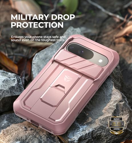Coque Google Pixel 9 antichoc protection intégrale rigide pivoine - 6
