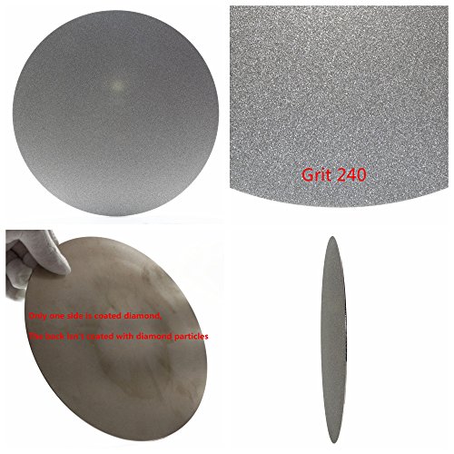 Image of ILOVETOOL 12 inch No Hole Diamond Grinding Disc Wheel 240 Grit Coated Flat Lap Disk