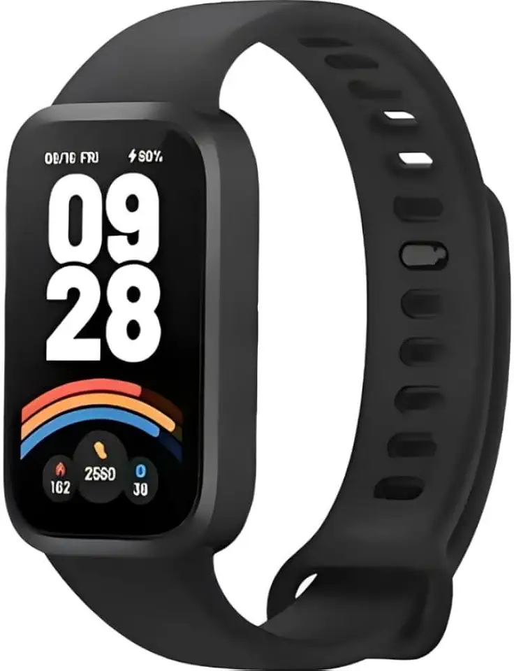 Relógio Mi Band 9 smart-band 9 ACTIVE (GLOBAL) (PRETO) Pulseira Inteligente, Tela AMOLED 1,47, Relógio inteligente, Fitness, Pulseira Impermeável, 50 Modos Esportivos Bat 18 dias