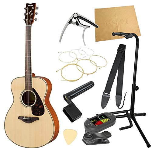 ヤマハから始める!大人のアコギ入門セット YAMAHA FS820 NT アコースティックギター 9点セット