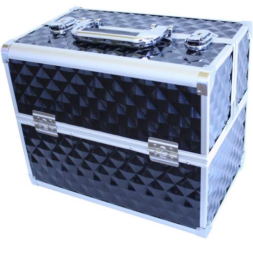 Arebos Kosmetikkoffer | 15L | 5 Fächer | Aluminium...
