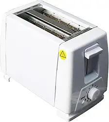 Torradeira com 2 ranhuras largas 6 temperatura e temporização predefinidas Pequena de pão aço inoxidável parada manual Bandeja migalhas removível -Des