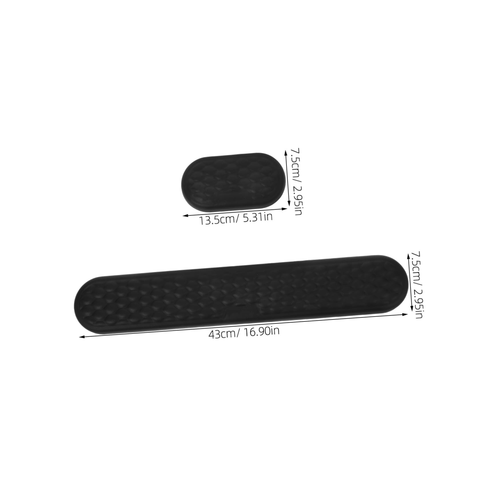 Tastaturunterstützung Ergonomisch für Büro und Home-office Handgelenkauflage Rutschfest aus Silikon Mauspad Kompatibel mit Laptop und PC Handgelenkstütze für Tastatur und Maus