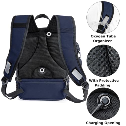 Image of BAGSFY Oxygen Concentrator Backpack for Inogen One G5, G3, Rove 6, Lightweight Machine Carrying Bag for Inogen One G5 Accessories and Battery.