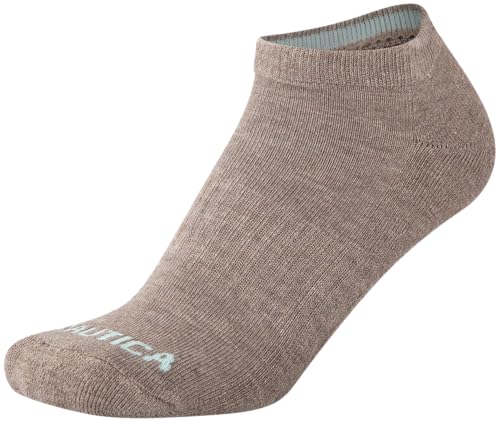 Image of Nautica Womens Low Cut Socks - 12 Pack Breathable Mesh Cushioned Athletic Performance No Show Socks for Women