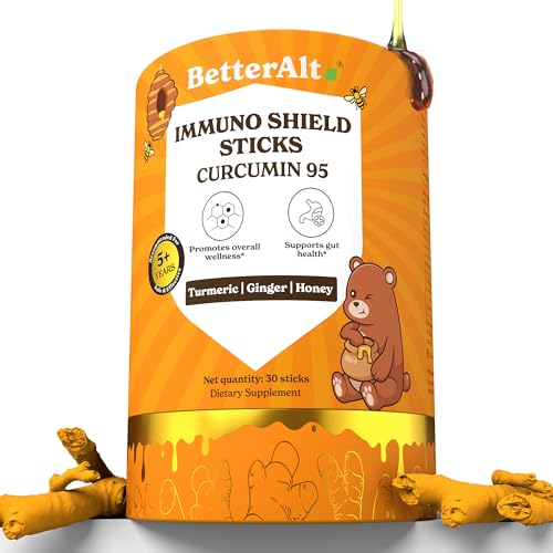 Better Alt Immuno Shield Curcumin Honey Sticks