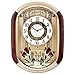 Bulova Fantastic Strike & Chime Wall Clock, Gold